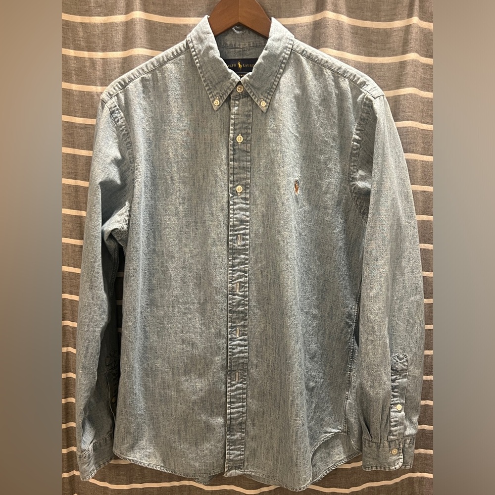 Men’s Ralph Lauren slim fit button down shirt - L